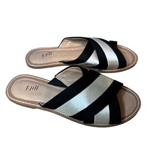J. Jill Women's Sandals in Black and Cream